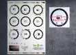 (image for) Rangemaster Classic deluxe 90 Electric compatible fascia sticker set, 62mm.