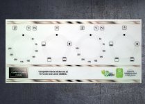 (image for) Cooke & Lewis CSB60A Compatible fascia sticker set x2.