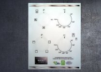 (image for) Indesit DII 10D IX Compatible fascia sticker set.