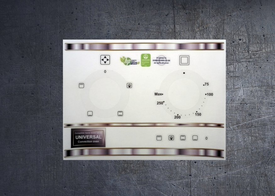 (image for) Universal convection oven stickers - Click Image to Close
